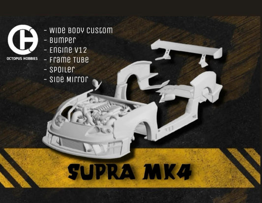 Wide Body Kit Full Set Toyota Supra MK4 Hotwheels.