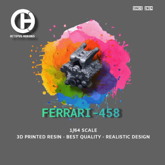 Diecast Engine 1/64 FERRARI 458.