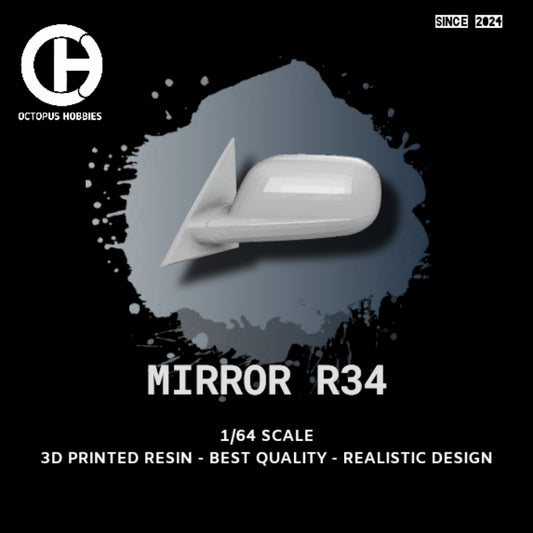 Part Diecast Custom 1/64 Side Mirror R34.
