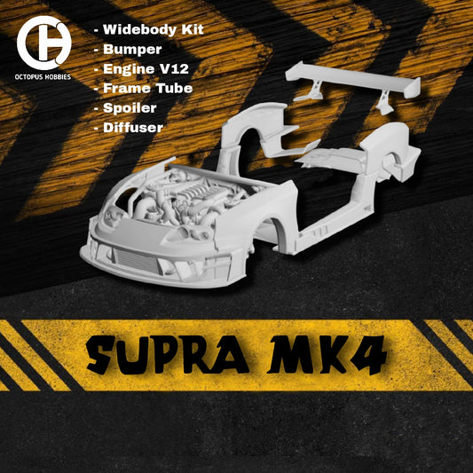 Wide Body Kit Full Set Toyota Supra MK4 Hotwheels.