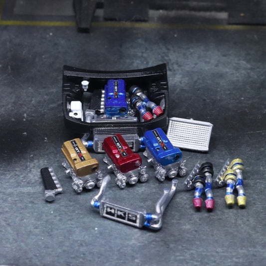 Modular Engine RB26DETT for R34 Hotwheels 1/64