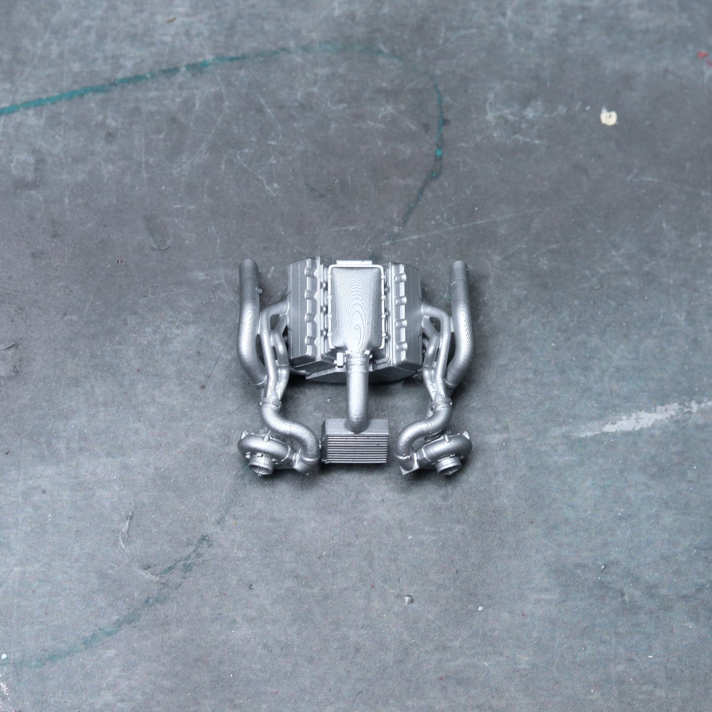 Diecast Engine 1/64 V8 Twin Turbo Camaro