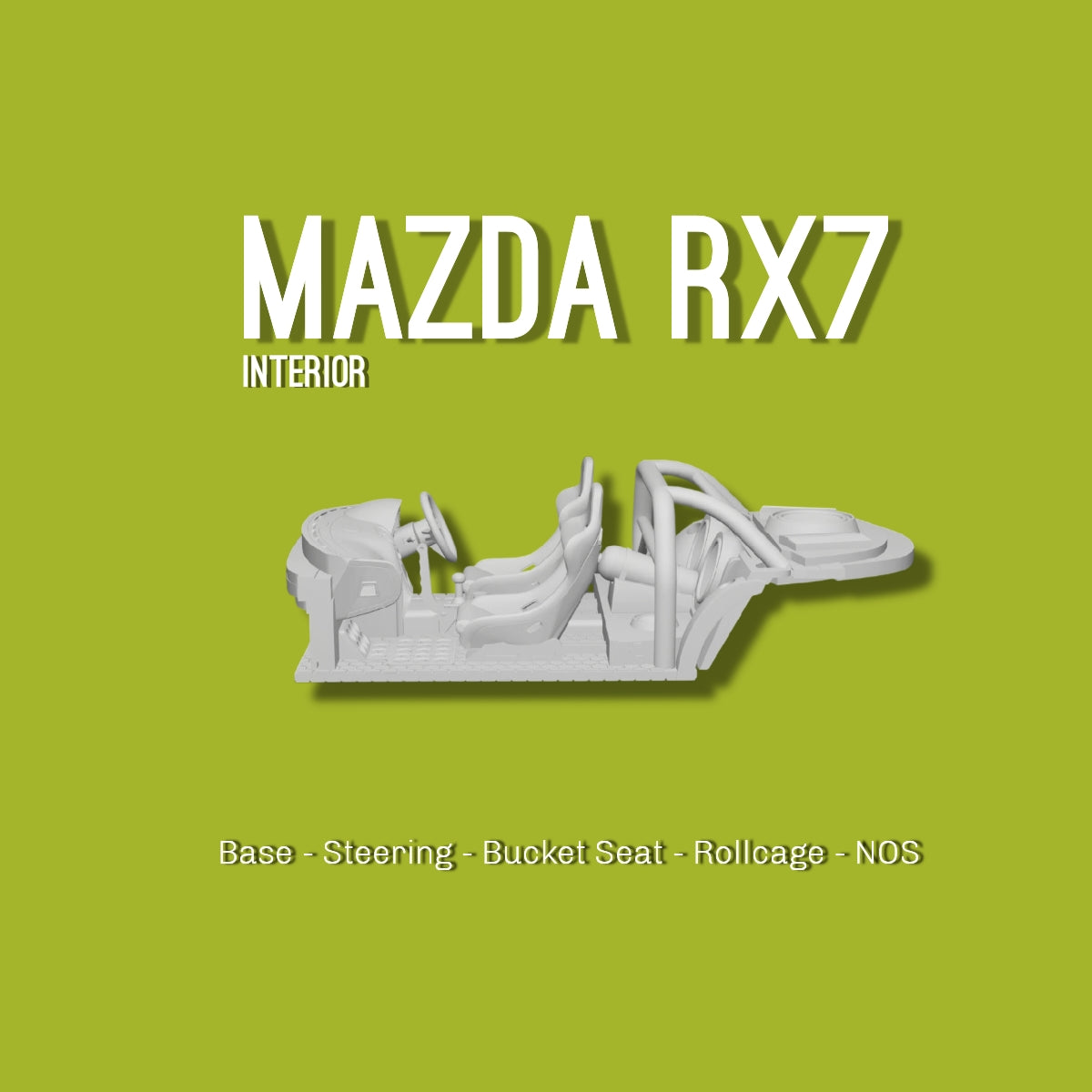 Interiors 95 Mazda RX-7 Hotwheels 1/64