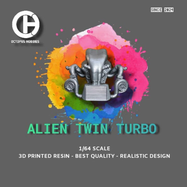 Diecast Engine 1/64 LS Twin Turbo
