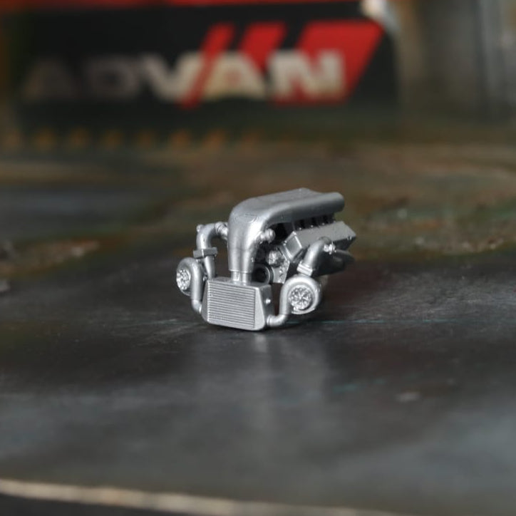 Diecast Engine 1/64 LS Twin Turbo