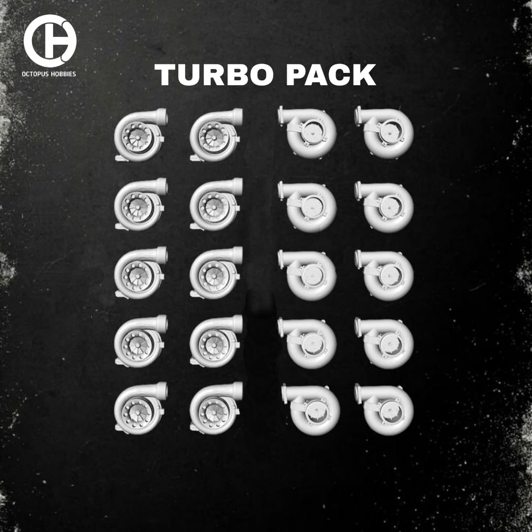 Part Diecast Custom 1/64 Turbo Pack