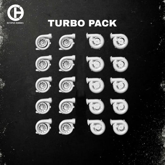 Part Diecast Custom 1/64 Turbo Pack