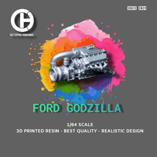 Diecast Engine 1/64 Ford Godzilla